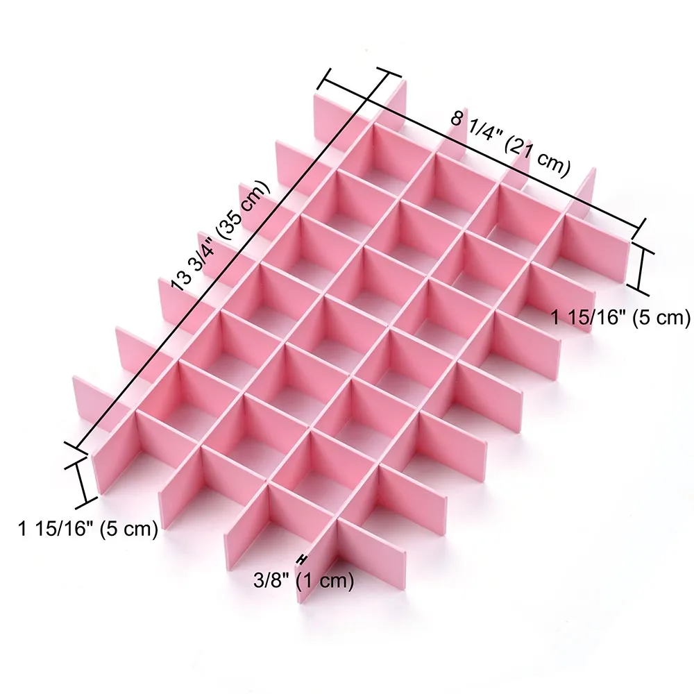 Byootique Drawer Divider PVC Organizer for Nail Polish