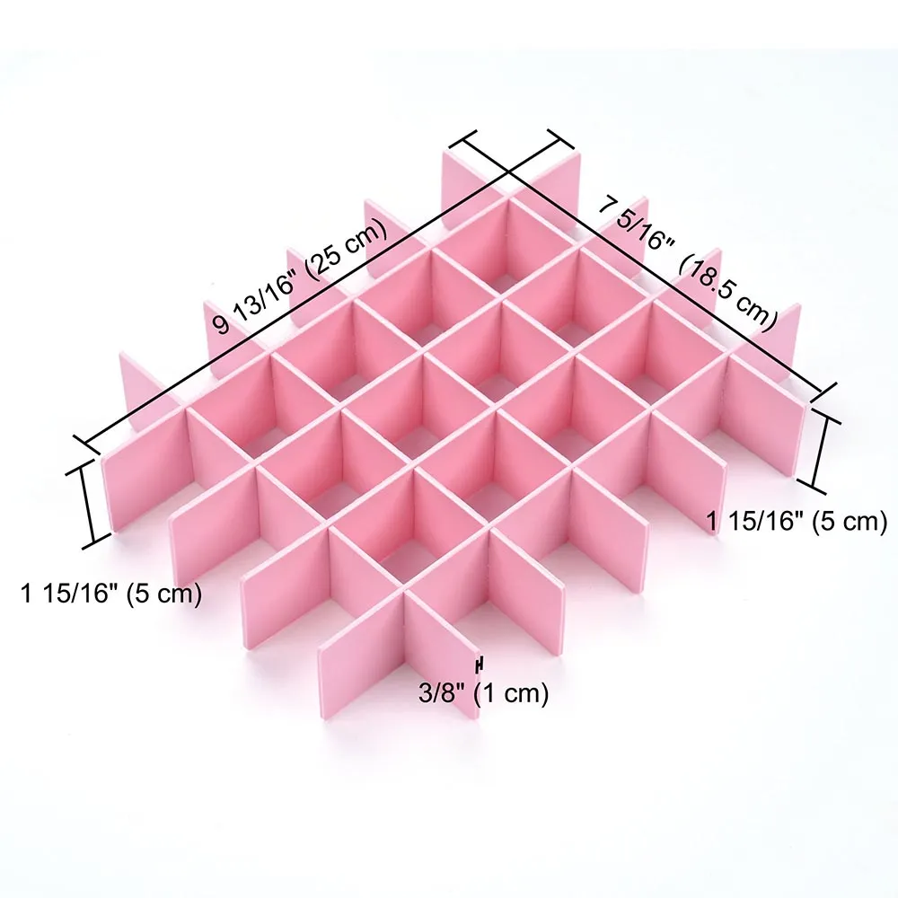 Byootique Drawer Divider PVC Organizer for Nail Polish