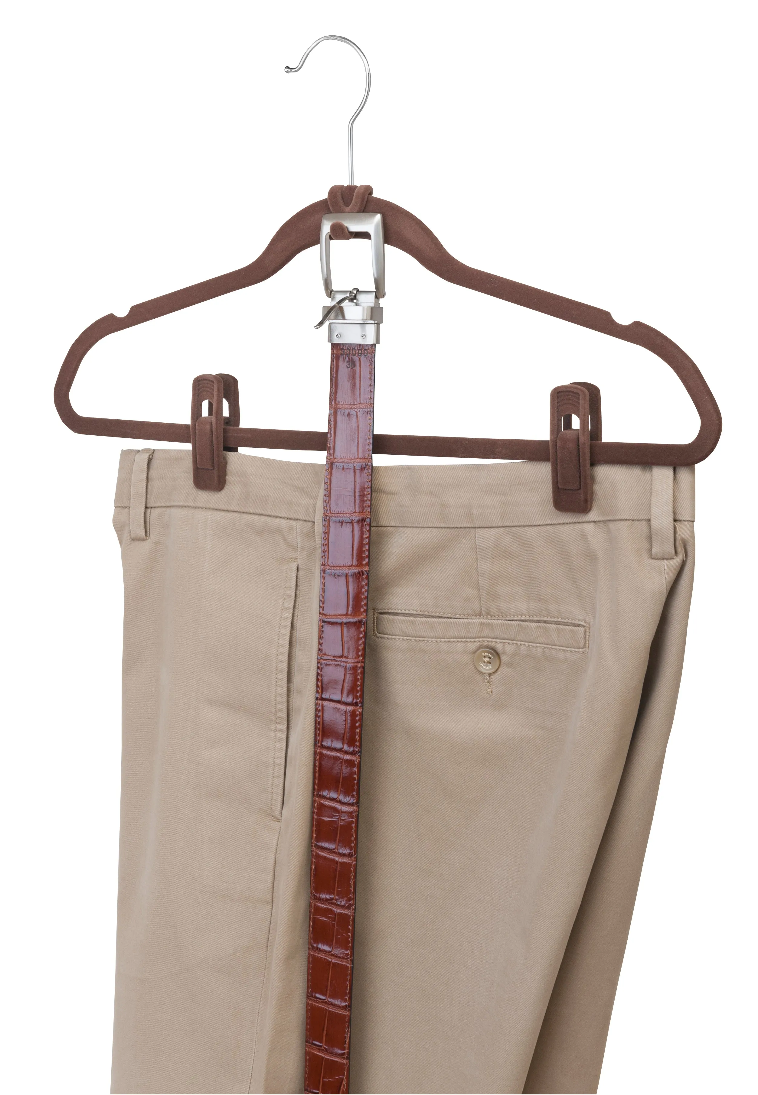 Cascading Hanger Hooks - Set of 10 - Brown