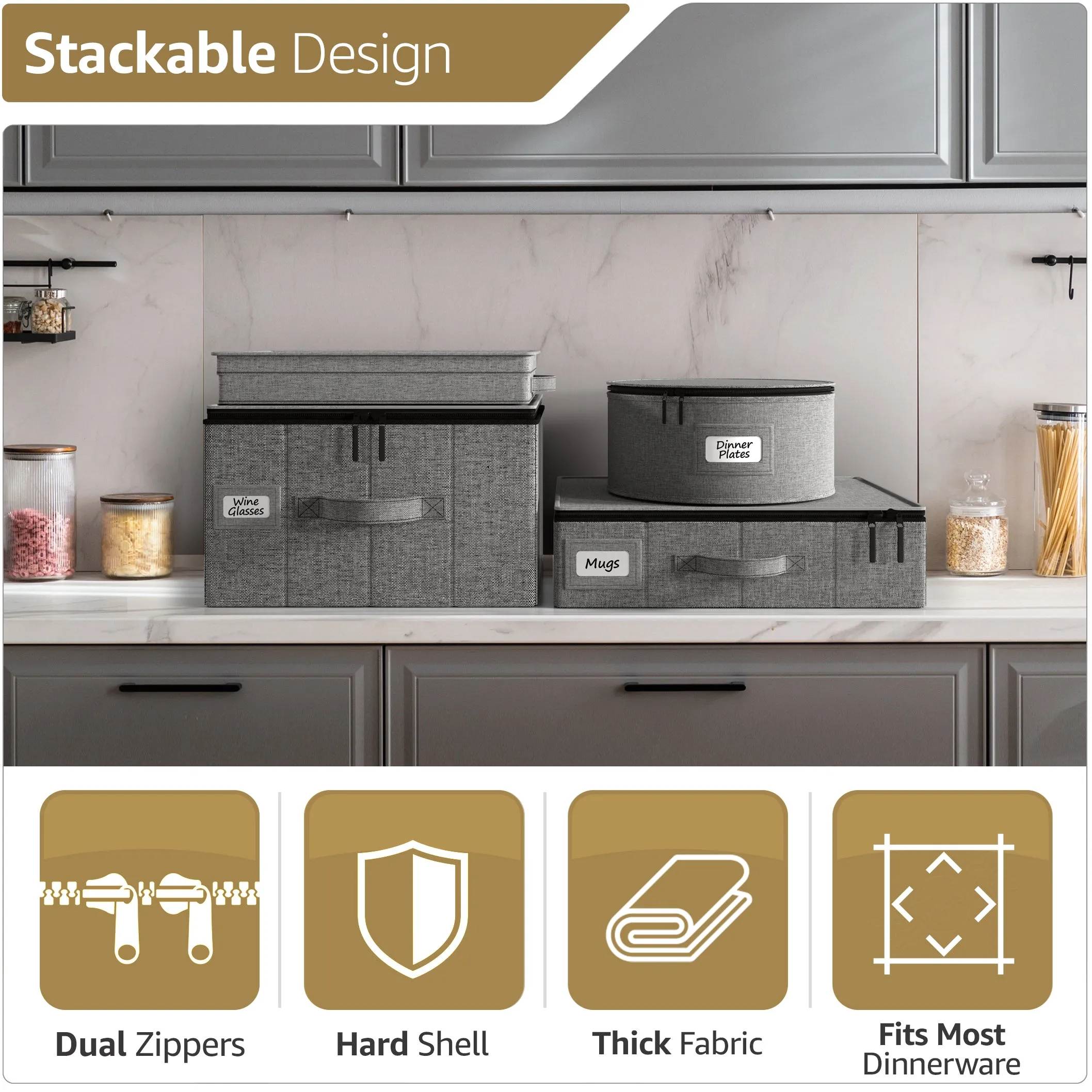 Dinnerware Storage Set