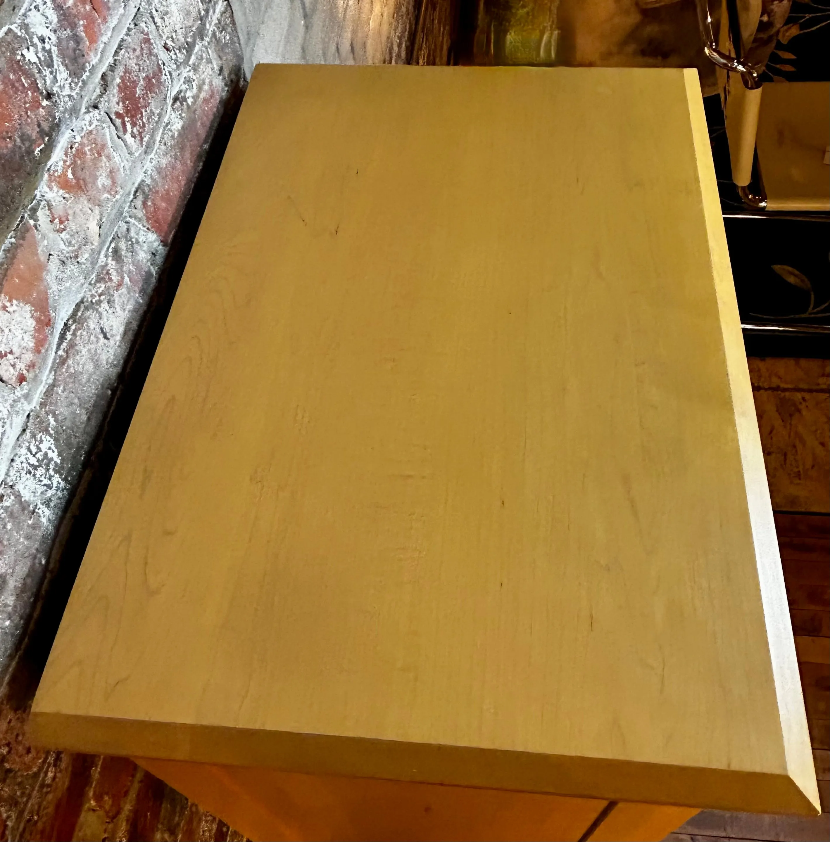 Ethan Allen Dresser, Tall, Narrow, Blond Wood, Seven-Drawer