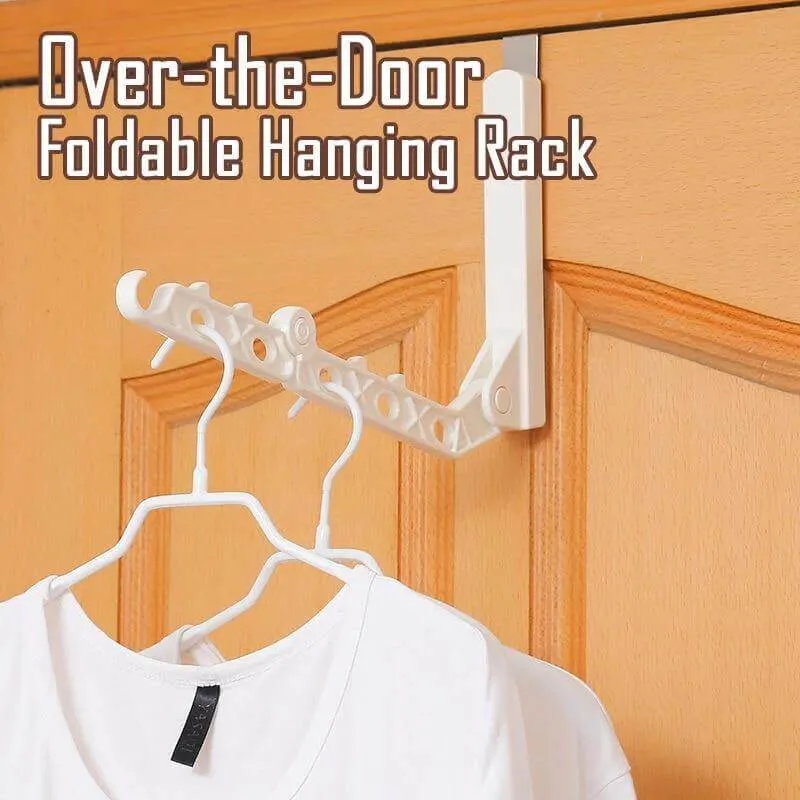 Foldable Over-The-Door Drying Hanging Rack