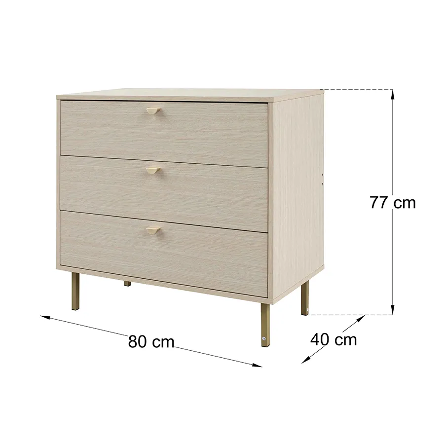 Georgine 3 Chest of Drawer
