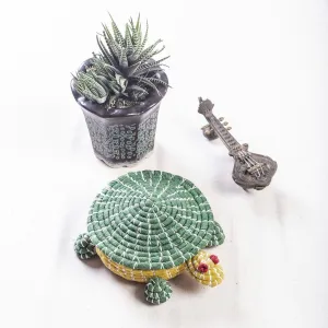 Handwoven Turtle Basket