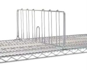 Metro DD14BL Black Wire Shelf Divider for 14" Shelves