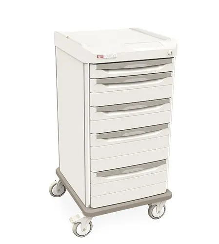 Metro SXRS1220L Starsys Basic Single Wide Locking Cart, 25" x 22.75" x 44.75"