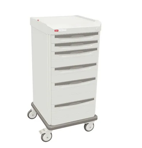 Metro SXRS2220L Starsys Basic Single Wide Locking Cart, 25" x 22.75" x 47.75"