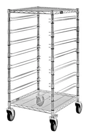 Quantum BC212439M7 Bin Cart with 7 Rails, 24" x 21" x 45"