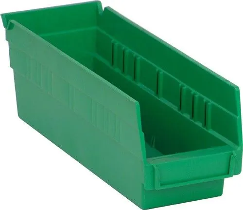 Quantum QSB101 Economy Shelf Bins, 4.13" x 11.63" x 4"