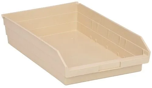 Quantum QSB110 Economy Shelf Bins, 11.13" x 17.88" x 4"