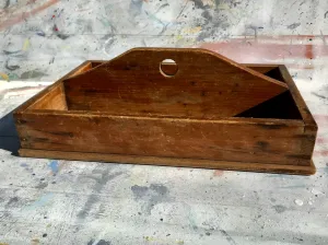Vintage wooden cutlery drawer