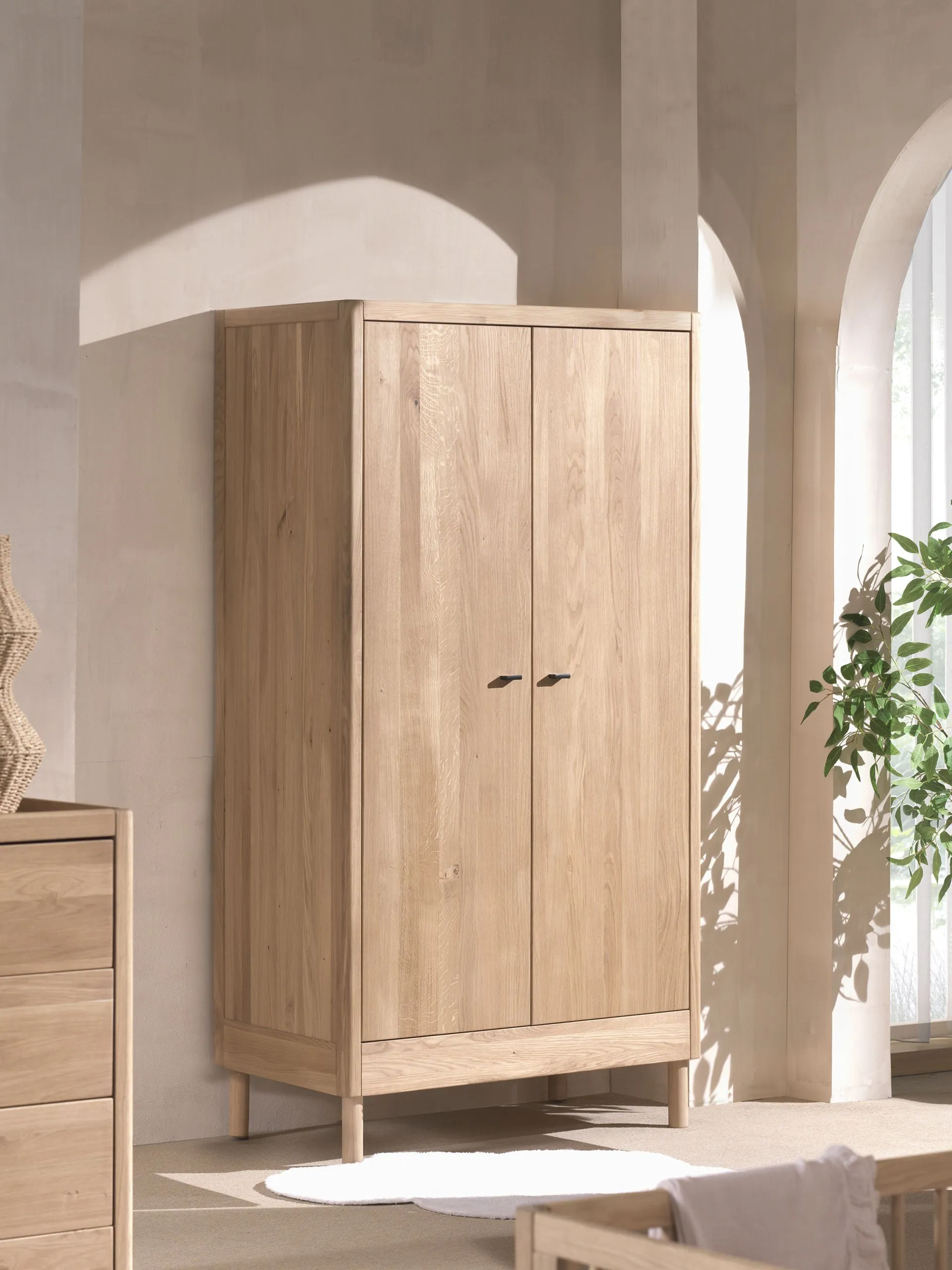 Vipack Forrest 2-Door Wardrobe Oak